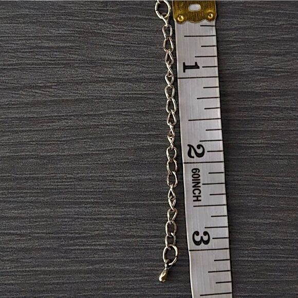 "5/$25" Silvertone Bronze Turquoise Rhinestone Southwestern Pendant Necklace - Picture 10 of 10